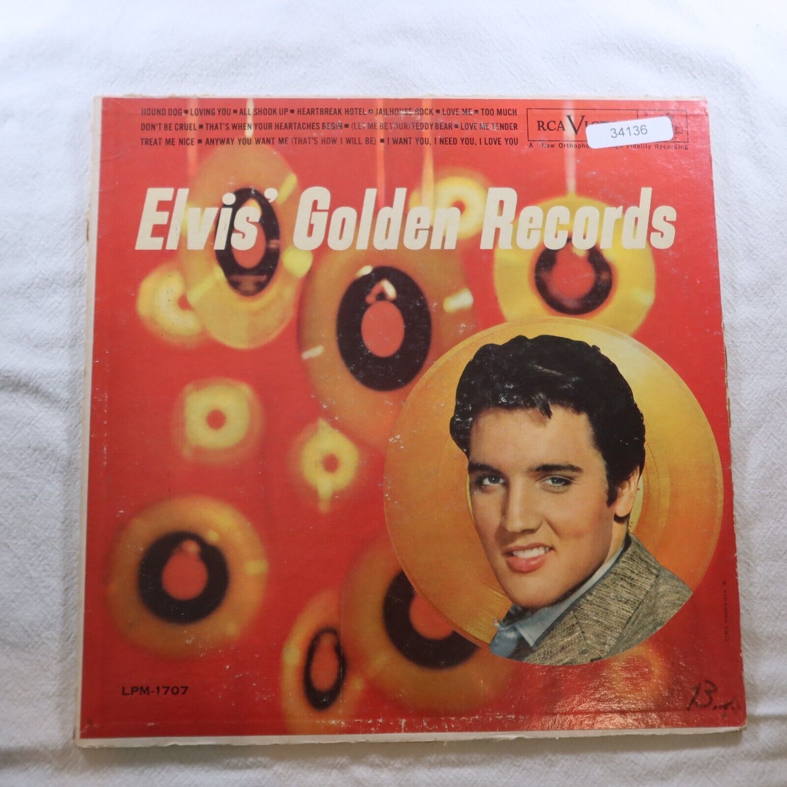 Elvis Golden Records LP Vinyl Record Album