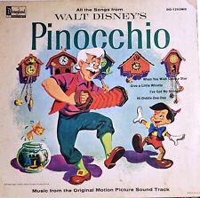 Walt Disney's Pinocchio LP (Various), 1963 Disneyland VG+/VG. picture