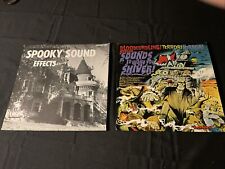 RARE Spooky Sound Effects/Sounds Make Shiver Vintage Vinyl LP Records Halloween picture
