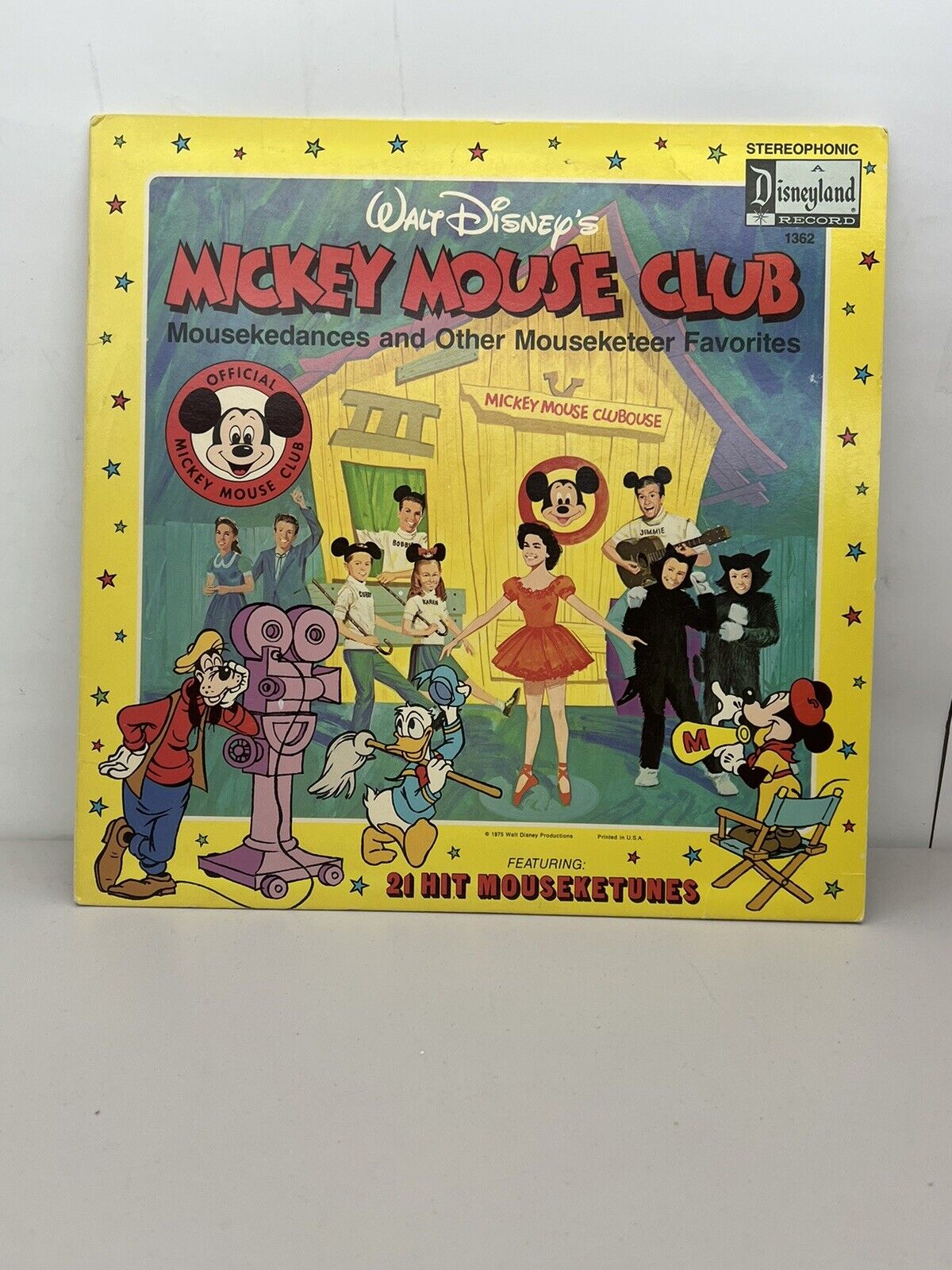 Walt Disney\'s 1975 Mickey Mouse Club 1362 Vinyl Record VG