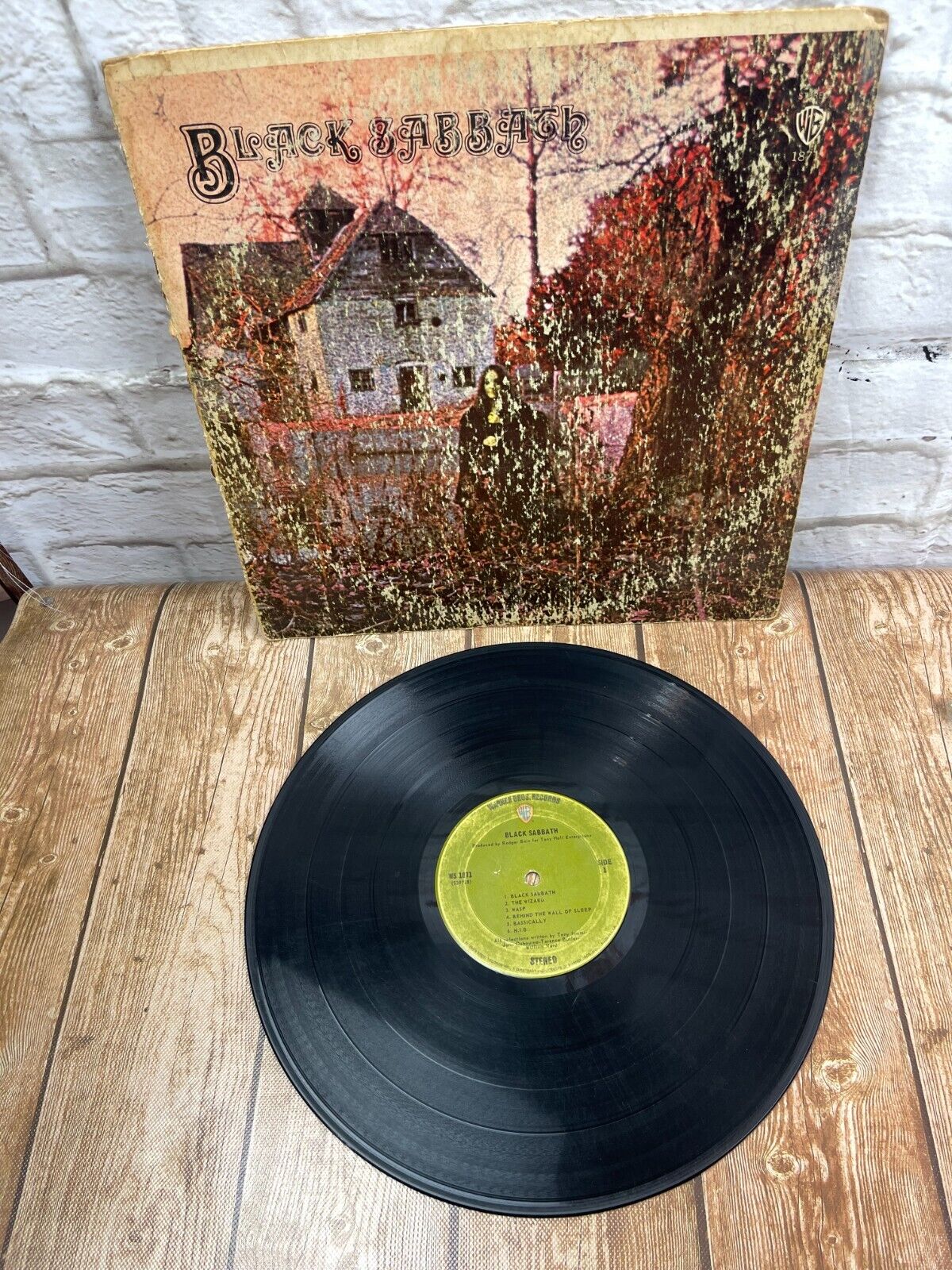 Black Sabbath Ozzy Self Titled Album Vinyl Record LP Green Label Warner 1970