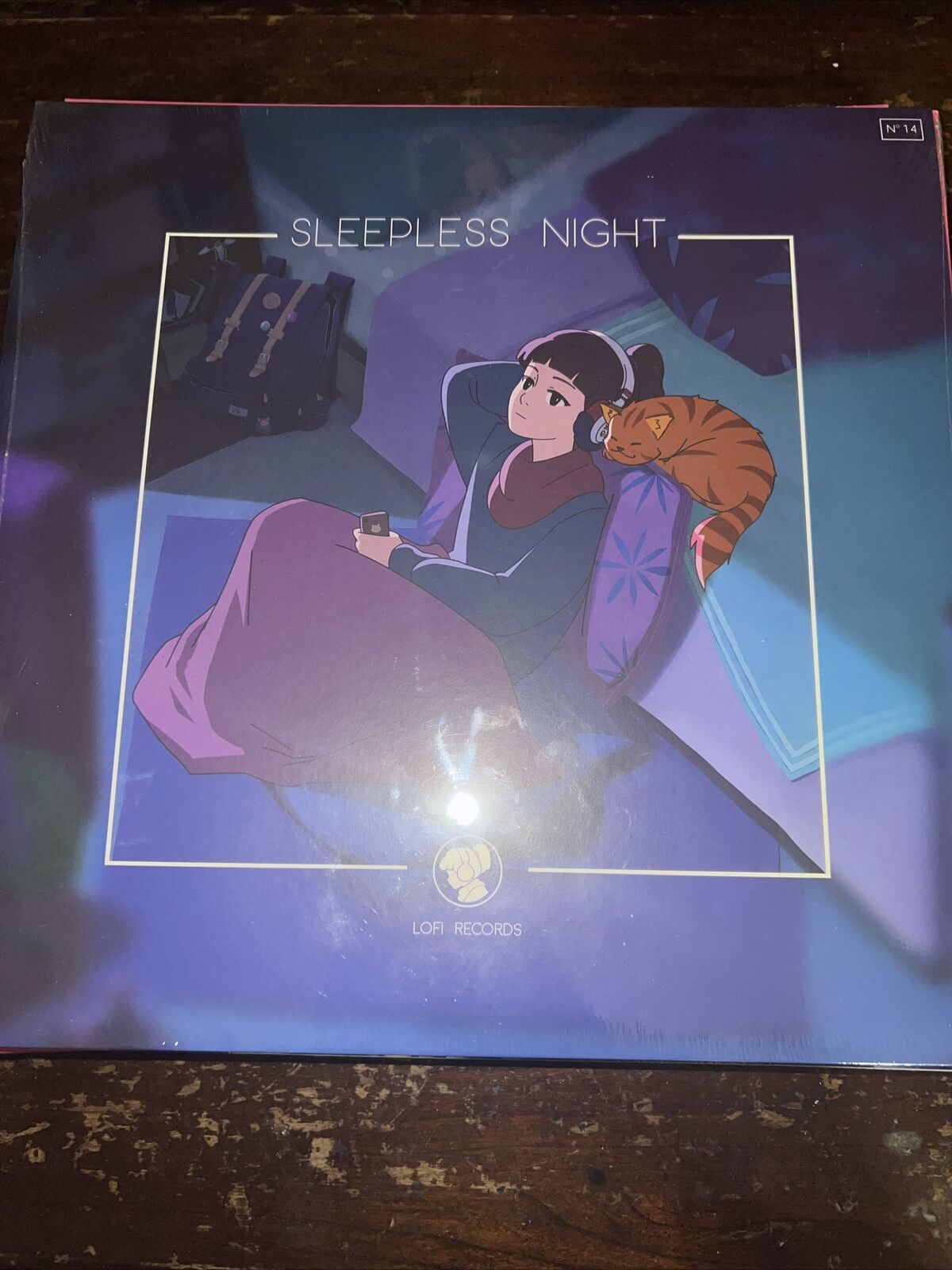 NEW LOFI GIRL Sleepless Night Opaque Purple Violet Color Vinyl LP /1700 IN HAND