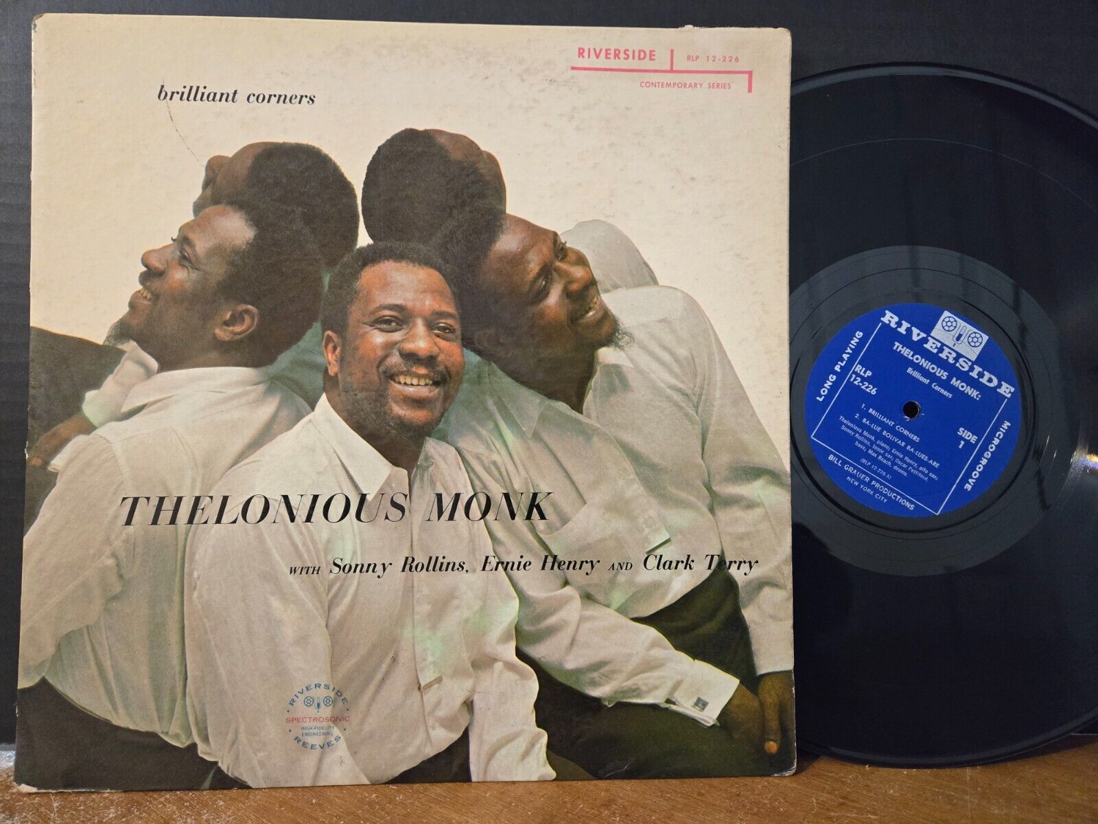 Thelonious Monk – Brilliant Corners 1957 Riverside Mono Sonny Rollins P Chamber