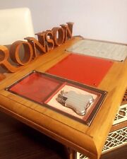 ANTIQUE ORIGINAL RONSON BANJO IN COLLECTORS STAND EXTREMELY RARE picture