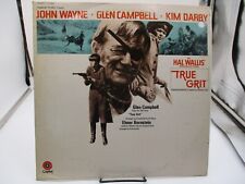 True Grit Soundtrack Wayne, Campbell LP Record Ultrasonic Clean 1969 Capitol VG+ picture