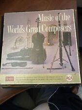Music of the World's Great Composers 12 Vinyl Box Set with Book RCA 1959 picture