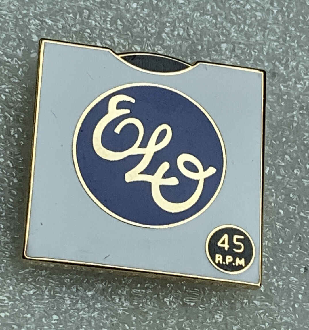 Very Rare Electric Light Orchestra Enamel Badge - ELO Rock Music Icon Jeff Lynne