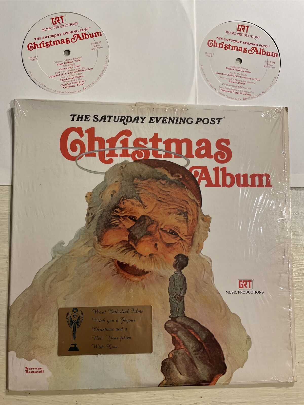 RARE The Saturday Evening Post Christmas Album 2 X LP GRT Stereo + Shrink EX