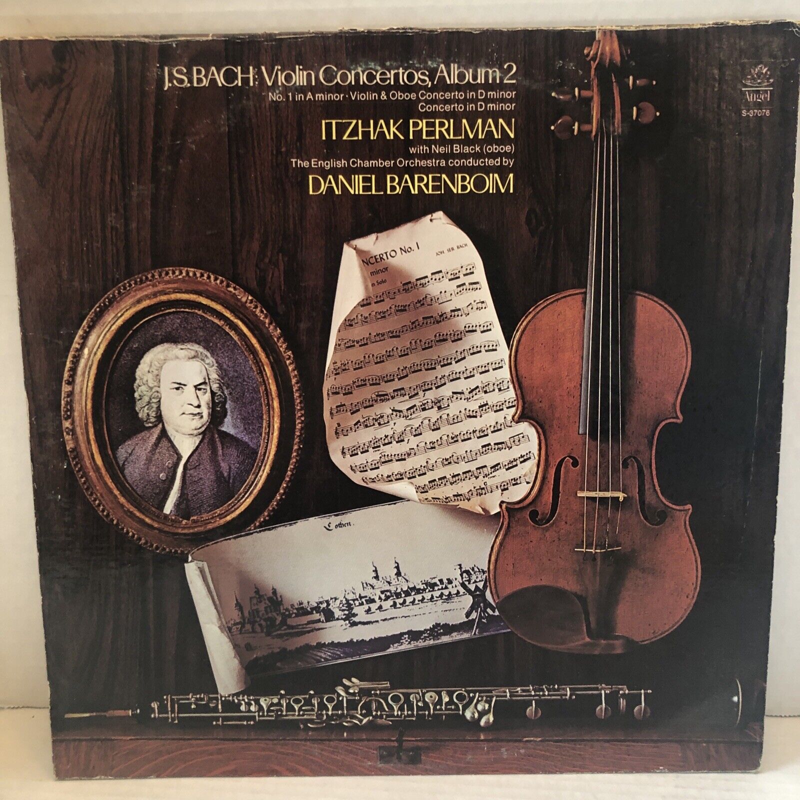 J.S. Bach- Violin Concertos, Album 2 1975 S-37076 Vinyl 12\'\' Vintage