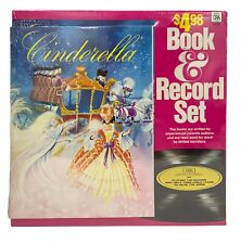 Vintage Cinderella Book & Record Set CRA New Factory Sealed picture
