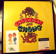 Cheech and Chong Self Titled Vinyl Album ( 1971 ) Tommy Chong Signed Card W/PSA picture
