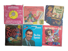 Lot of 42 Vintage Classic Kids Records 45 78 RPM Strawberry Shortcake Mr. Rogers picture