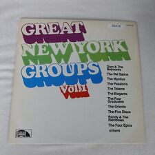 Various Artists Great New York Groups Vol 1 Compilation LP Vinyl Record Album picture
