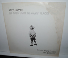 Terry Plumeri, HE WHO LIVES IN MANY LP record, record NM, jacket HEAVILY DAMAGED picture