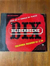 Bix Beiderbecke  Jazz As It Should Be Played Shellac 4X LP 1940 Columbia picture