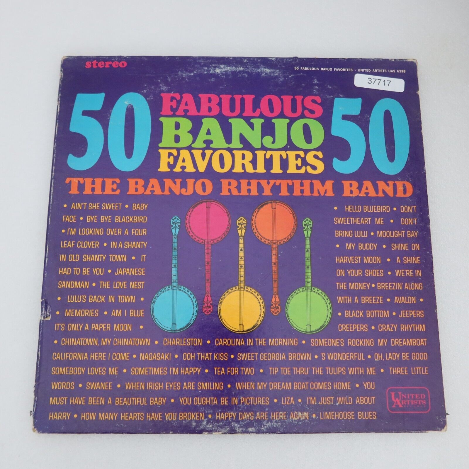 The Banjo Rhythm Band 50 Fabulous Banjo Favorites LP Vinyl Record Album