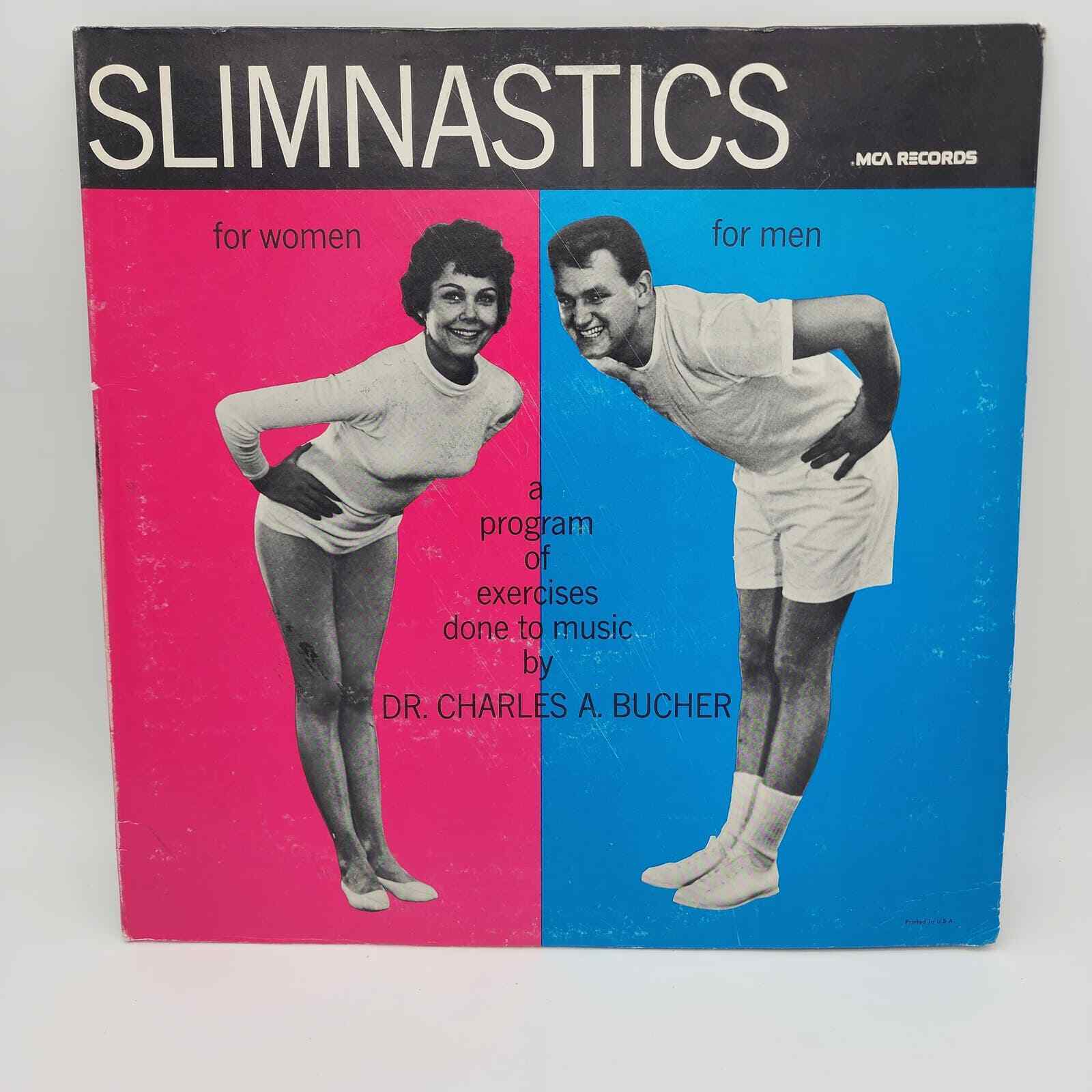 Vintage 1972 Slimnastics Vinyl Album Record Exercise Tips With Music MCA-2038