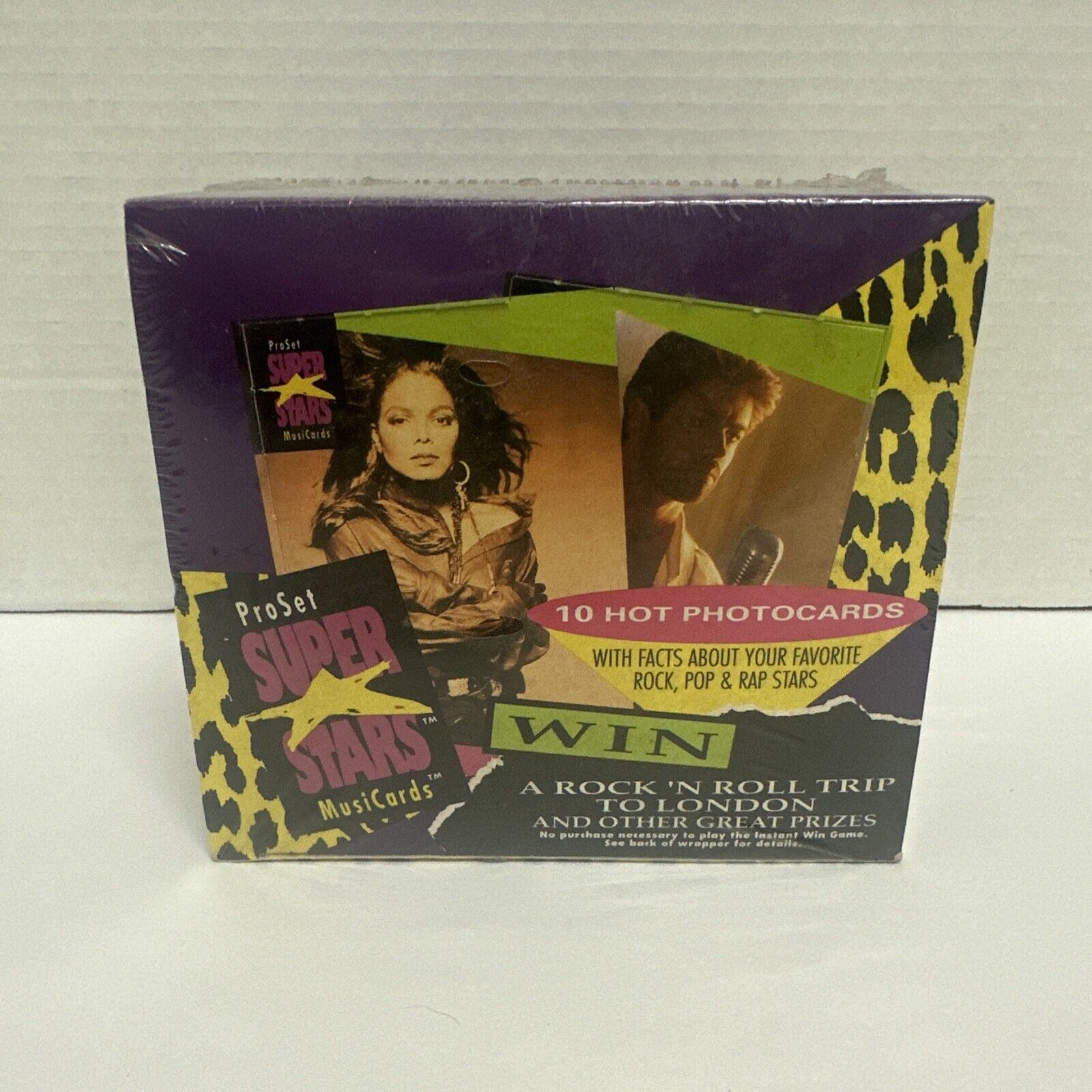 Vintage Super Stars Musicards Sealed Box 1991 Music Trading Cards Pro Set