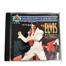 Elvis Presley CD Great Performances 1989 Double Play Pair Records Vintage picture