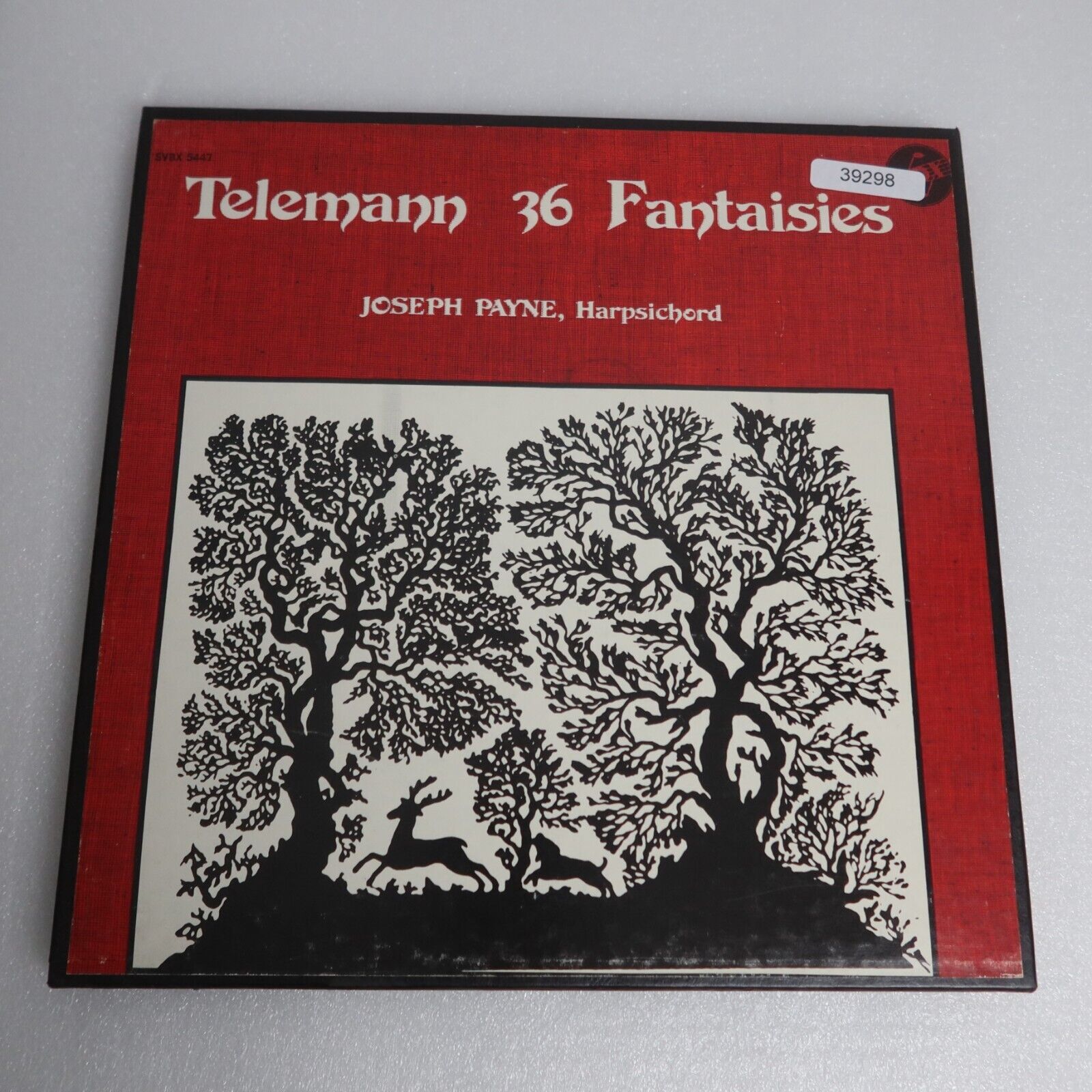 Joseph Payne Telemann 36 Fantaisies LP Vinyl Record Album
