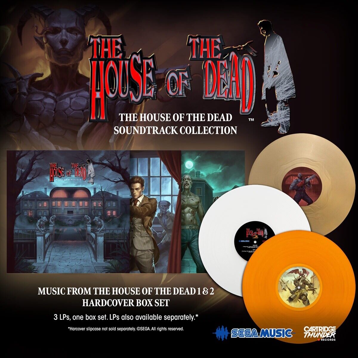 Sega Video Game The House of the Dead 1 + 2 Vinyl Box Set Color Variant