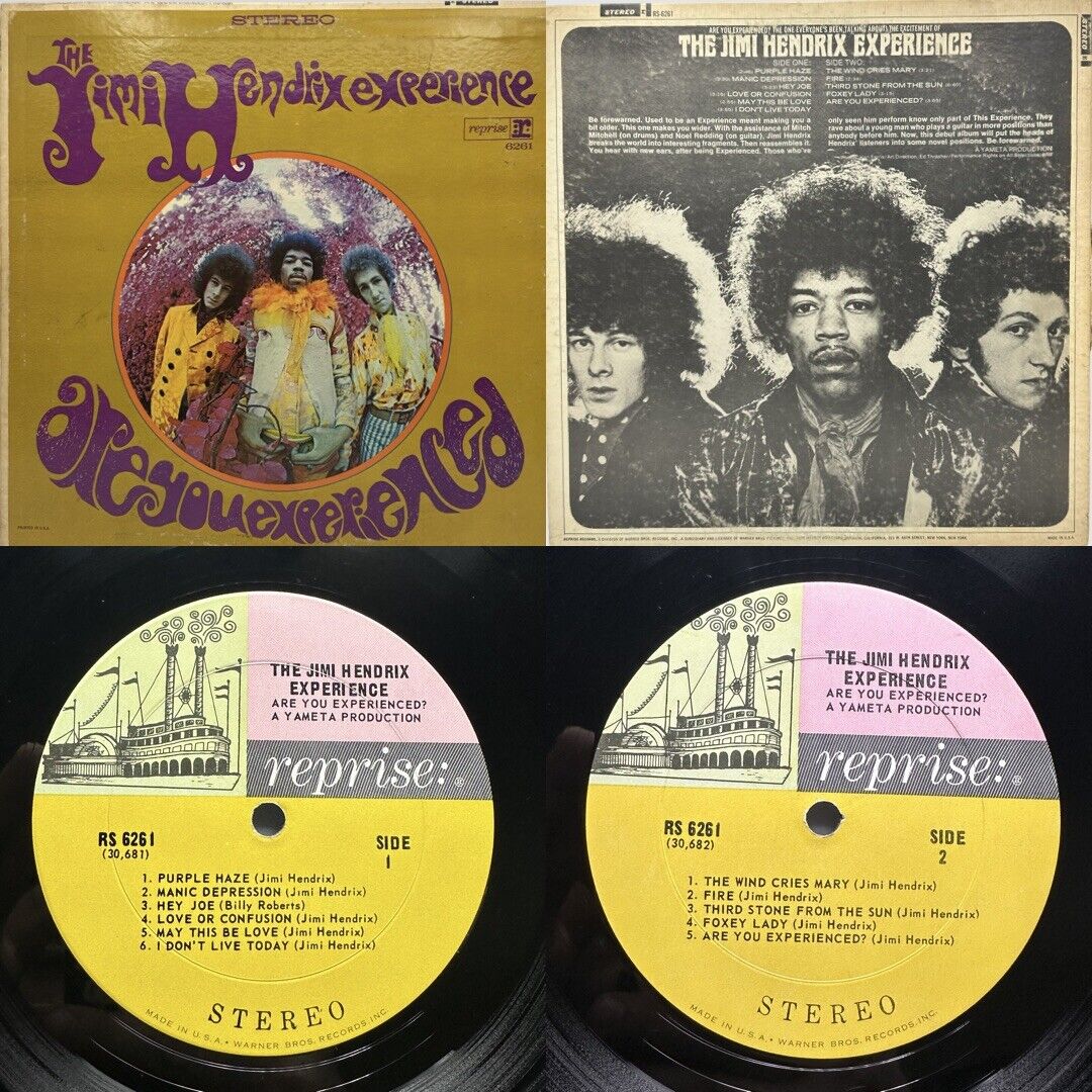 Jimi Hendrix Experience - Are You Experienced - 1967 US Stereo 1st Press VG++