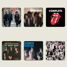 Rolling Stones 6 Coaster Set Mick Jagger Ronnie Wood Satisfaction Keith Richards picture