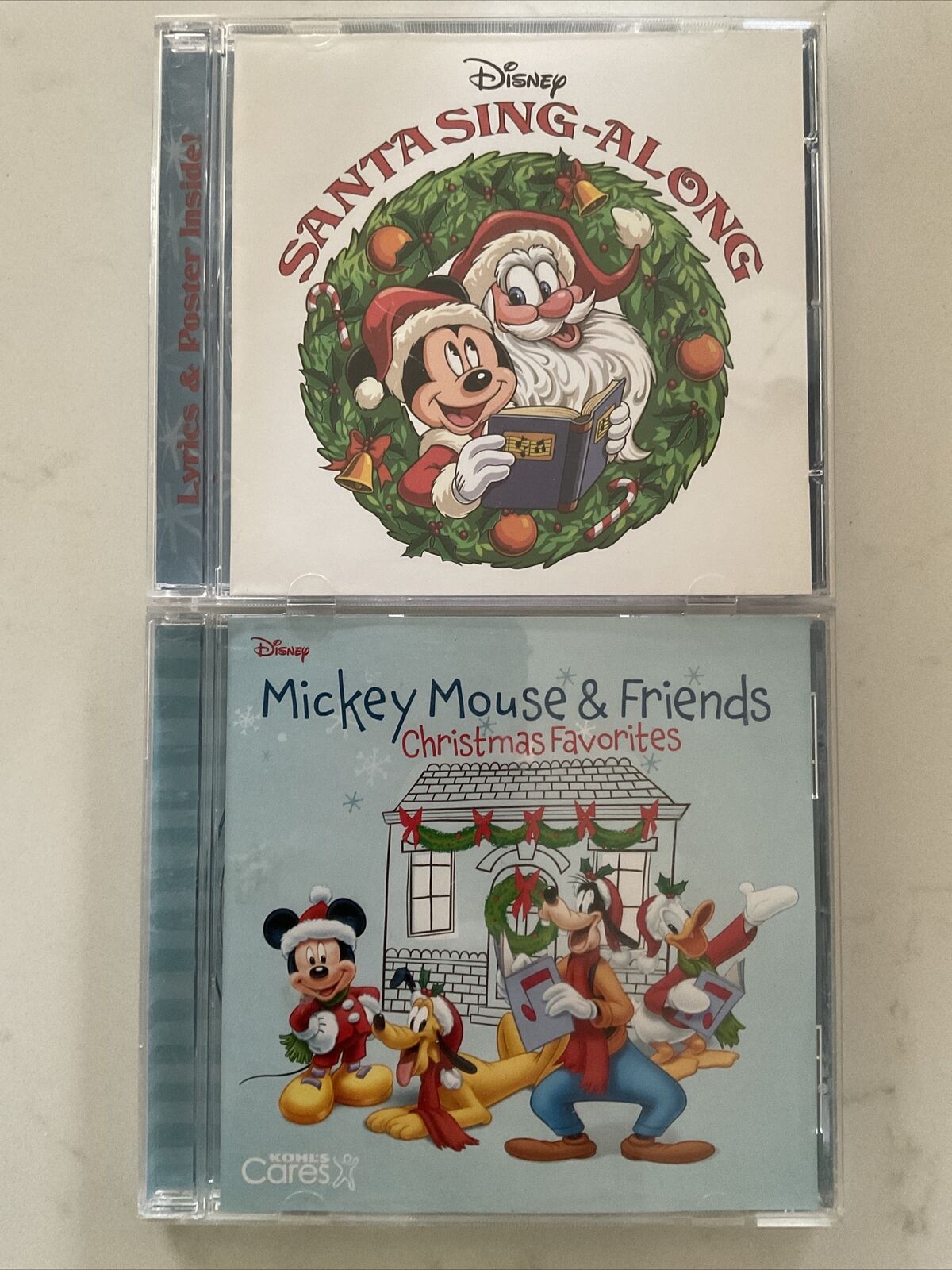 Disney\'s Santa Sing-Along + Mickey’s Christmas Favorites - 2 Disney Music CD’s