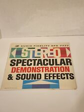NEW SEALED Audio Fidelity DFS 7777  DEMONSTRATION SOUND EFFECTS vinyl LP record picture