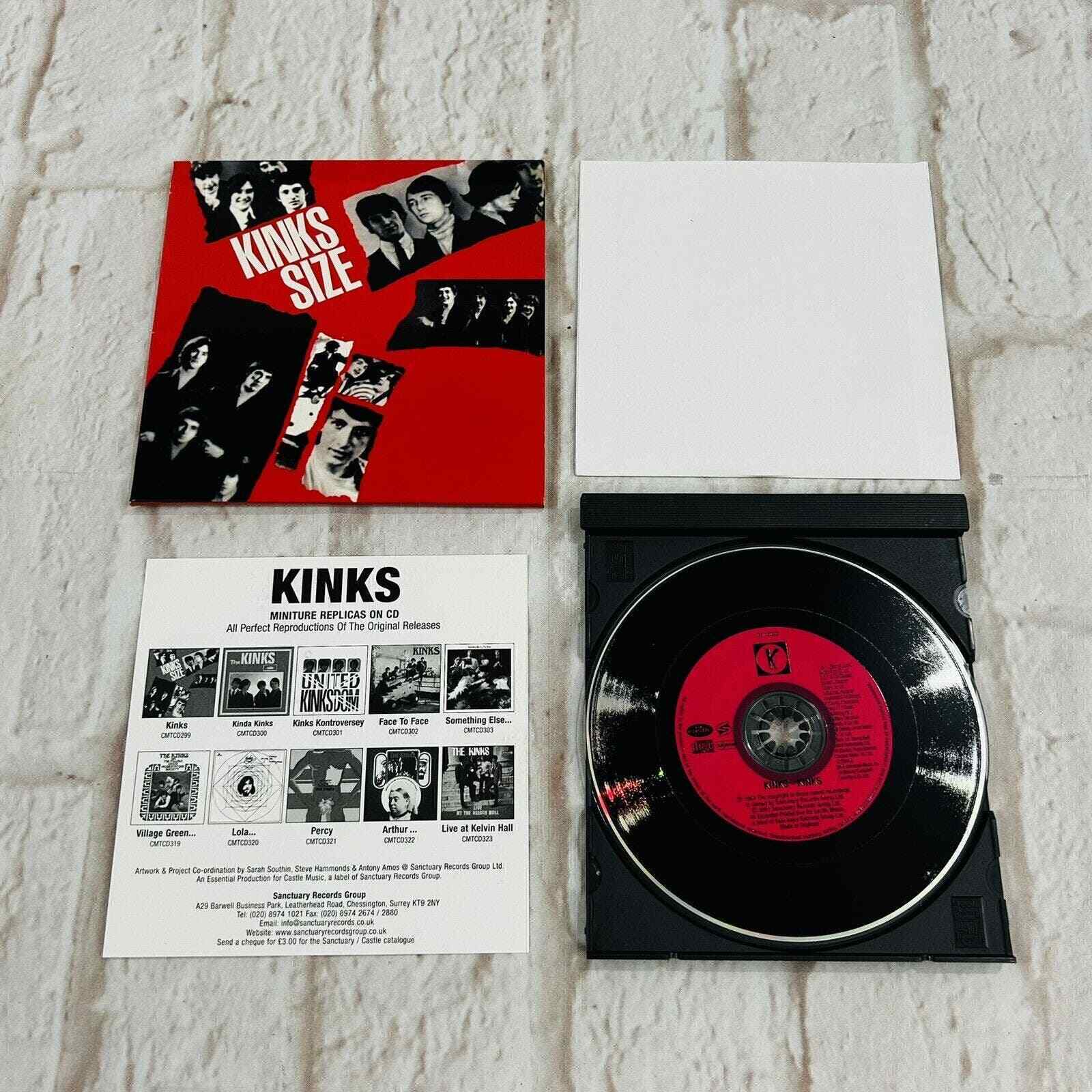 Kinks Kinks Size Made In Japan mini LP CD miniature