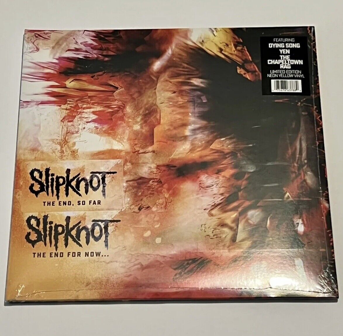 (ERROR) Slipknot The End, So Far Limited Edition Neon Yellow Vinyl For Now