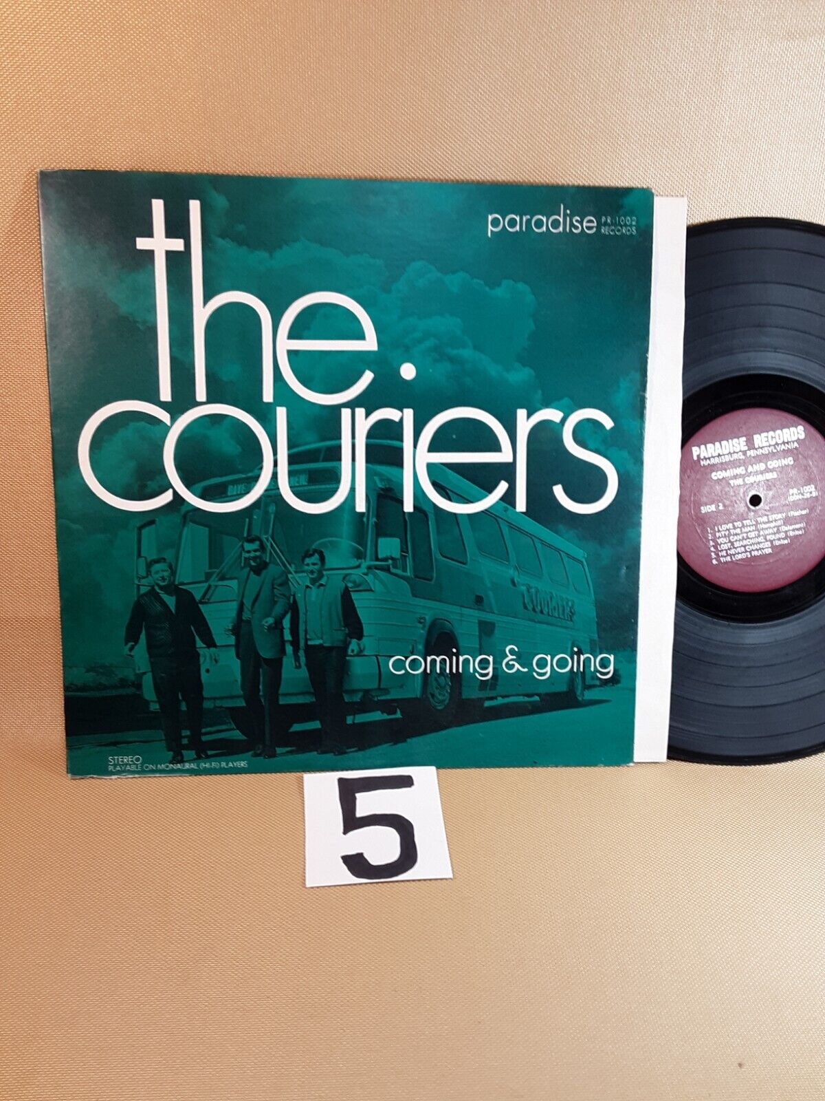 The Couriers : Coming & Going Vinyl LP Record Album Gospel PR-1002