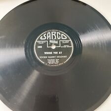 Vivien Garry Quartet 78 rpm SARCO 1002 Where You At JAZZ 1935 V+ picture