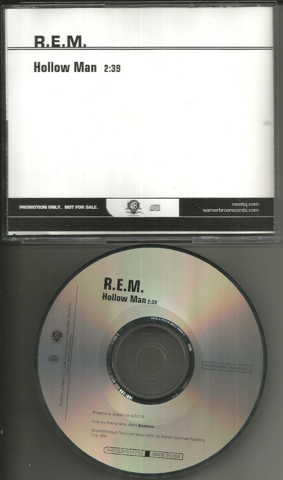 R.E.M. Hollow Man ULTRA RARE USA PROMO DJ CD Single MINT procd 511713 REM
