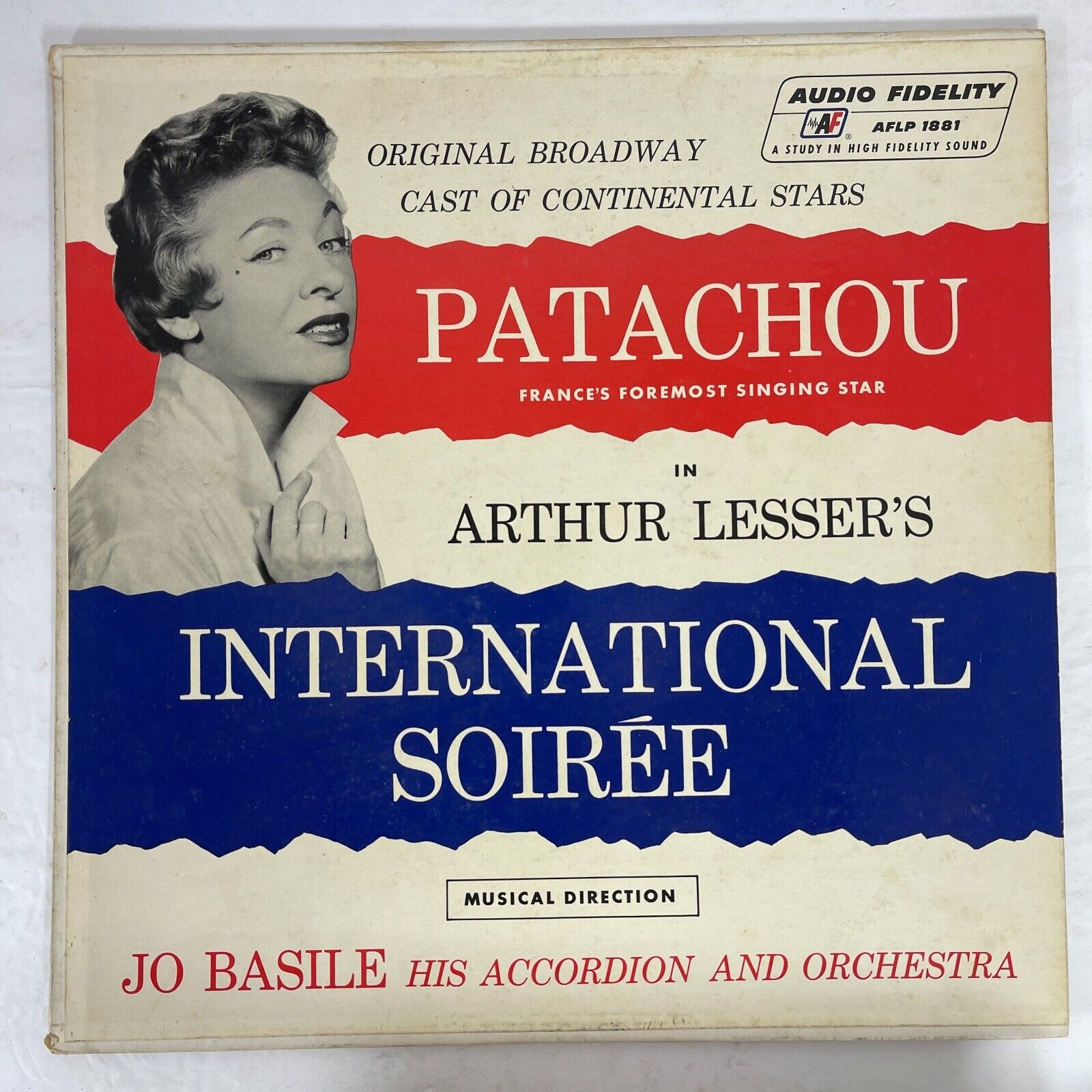 Patachou In Arthur Lesser\'s International Soiree Vinyl, LP 1958 Audio Fidelity