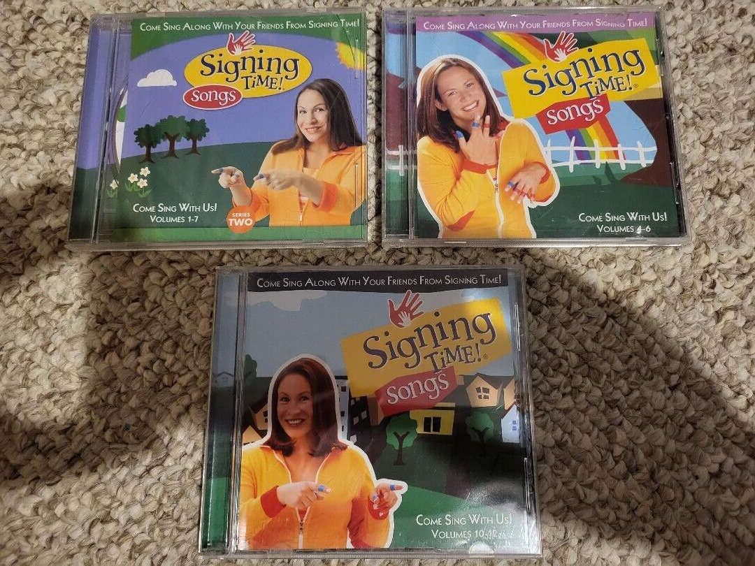 Signing time songs CD lot of 3