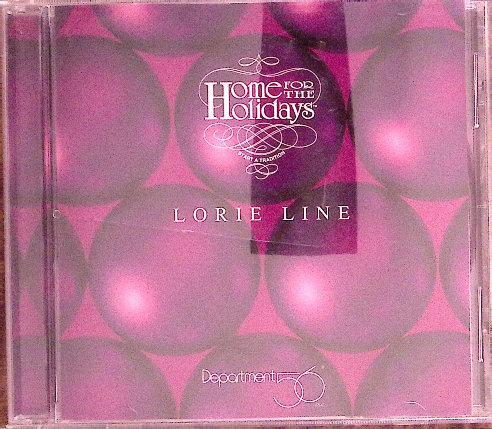 DEPARTMENT 56 LORIE LINE HOME FOR THE HOLIDAYS LIMITED EDITION CHRISTMAS CD 2654