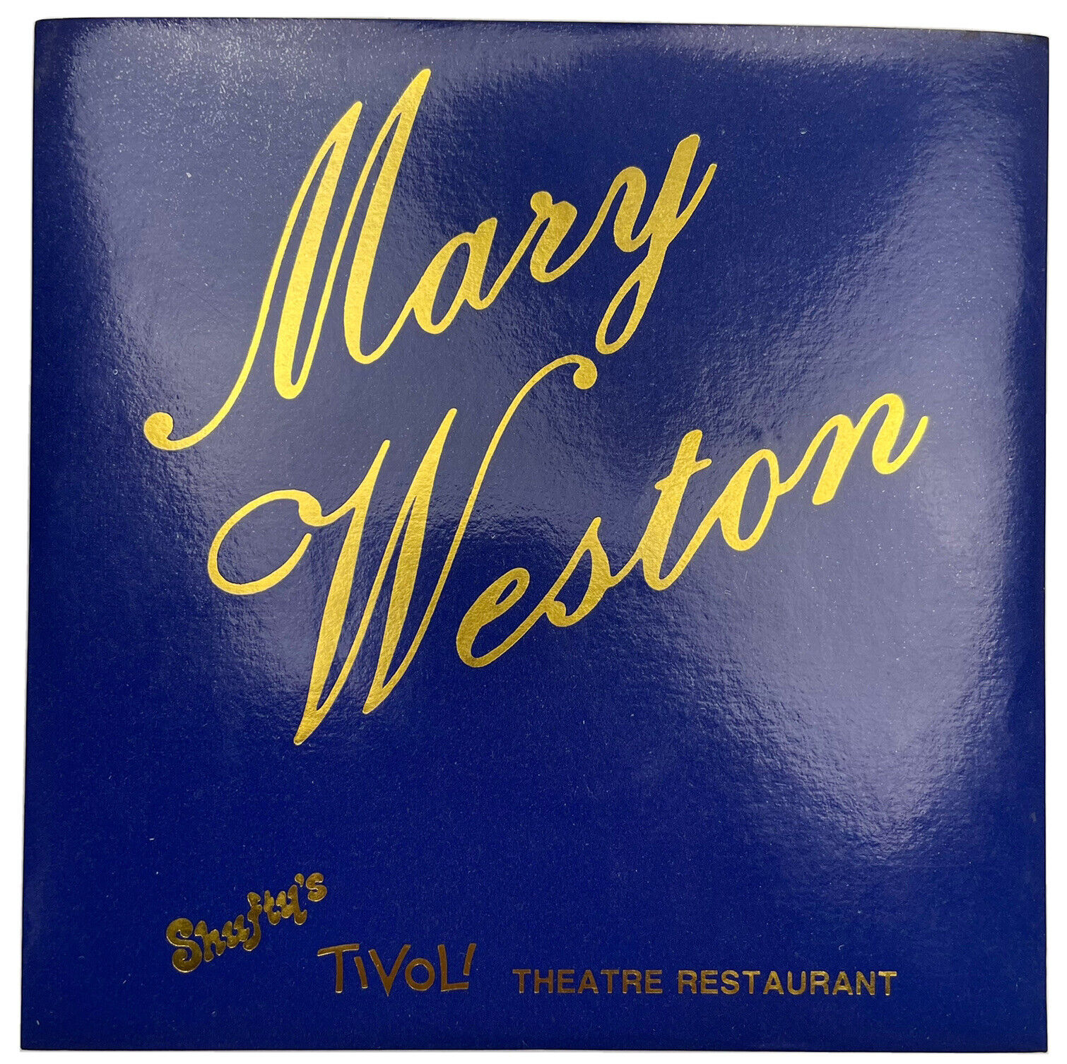 Mary Weston That’s Why I Love To Entertain Trivoli 7” 45 RPM Vinyl Record 1984