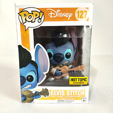 Lilo & Stitch 127# Elvis Stitch Playing Guitar Vinyl Action Figures US STOCK picture