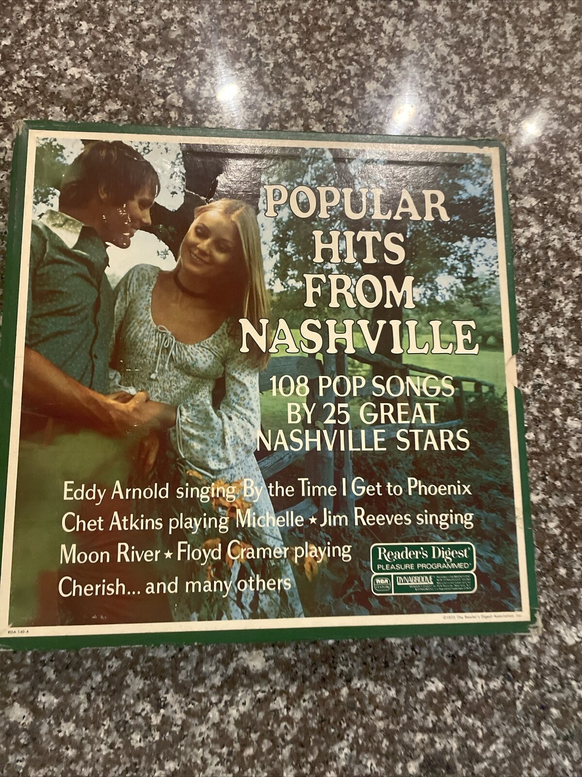 Vintage Reader's Digest Popular Hits From Nashville RCA  Music Vinyl Records