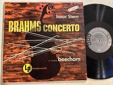 Isaac Stern Brahms Violin Concerto / RPO / Beecham LP Columbia 6 Eye Mono 50s M- picture