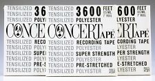 Sealed Tensilized Polyester Concertape/44-1061A/3600  0.5 Mil 7