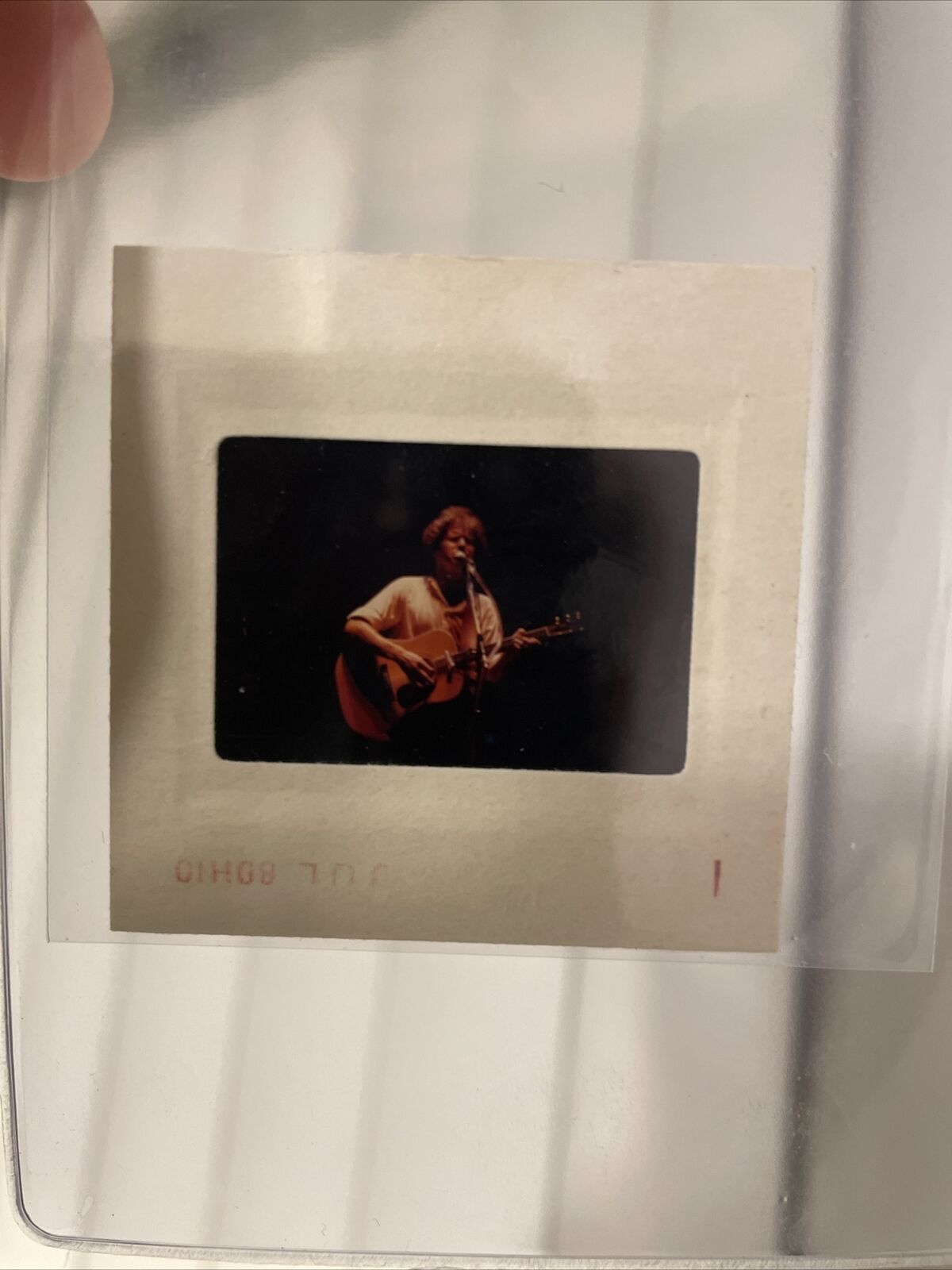 *Original* 35mm Photo Slide Still DON HENLEY On Guitar The Eagles LONG RUN TOUR
