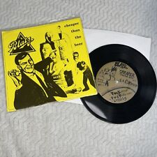 Blatz Cheaper Than The Beer 7” Vinyl  1990 Lookout Records Punk picture