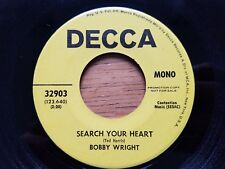 BOBBY WRIGHT - Search Your Heart 1971 MONO / STEREO PROMO 7