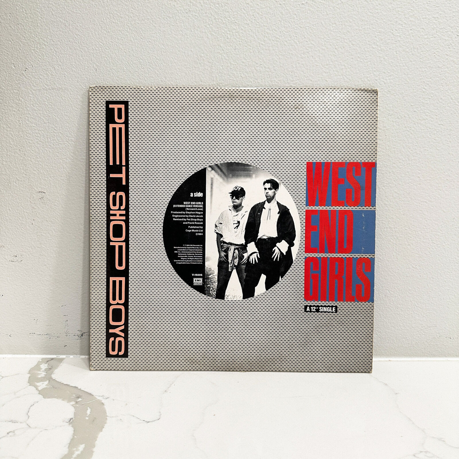Pet Shop Boys – West End Girls - Vinyl LP Record - 1986