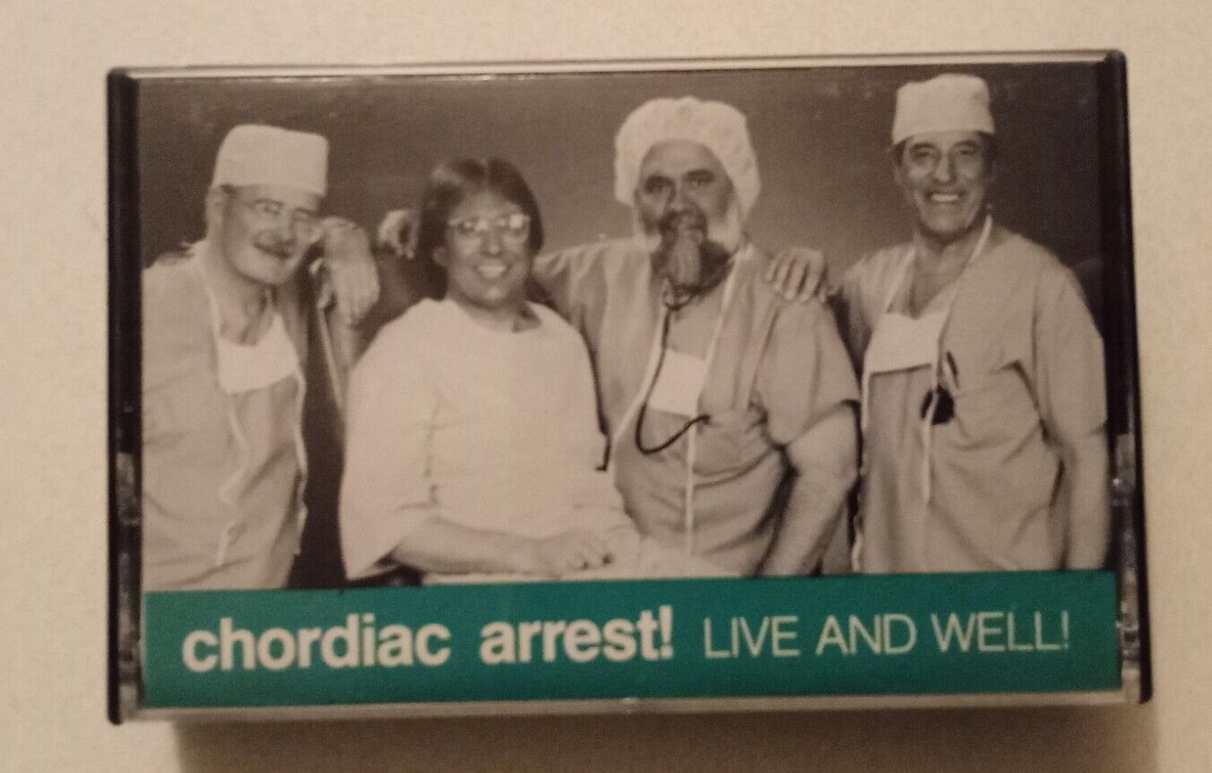 Chordiac Arrest Live And Well, Cassette 1989, Rare, Used.