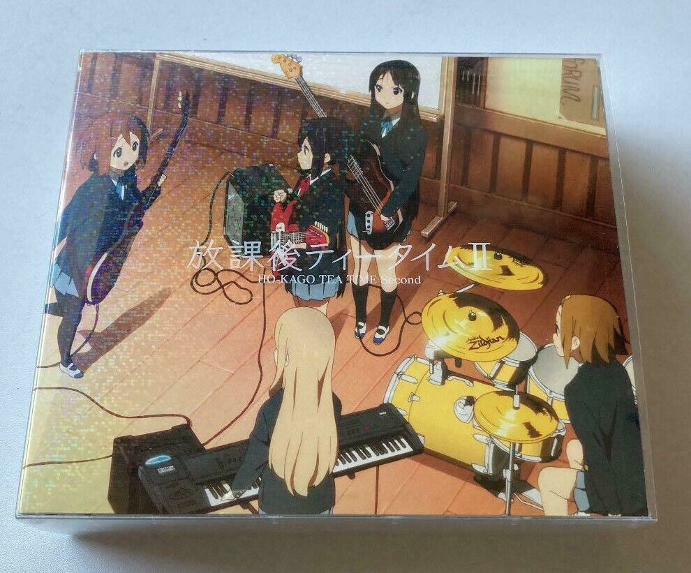 K-ON  Houkago Tea Time II Limited Edition 2 CD with Cassette Tape
