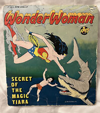 Power Records Wonder Woman Secret Magic Tiara 33 1/3 RPM Vinyl Record w/Sleeve picture