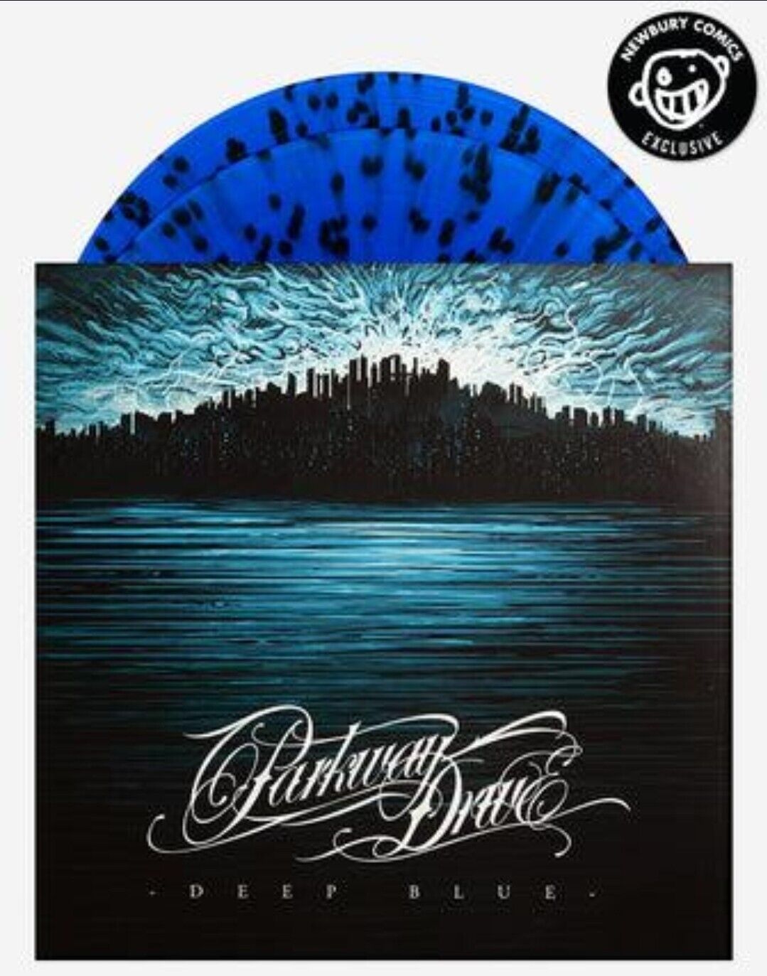 PARKWAY DRIVE Deep Blue Exclusive 2LP Cobalt w/Black Ice Splatter Vinyl x/500
